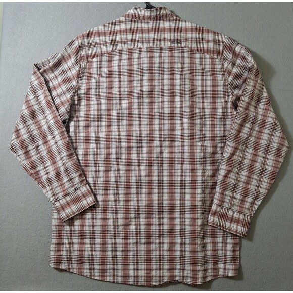 Ascend  Shirt XL Mens  - 2 Lot Bundle - Red Gray  White Tech Plaid Check - Picture 13 of 15